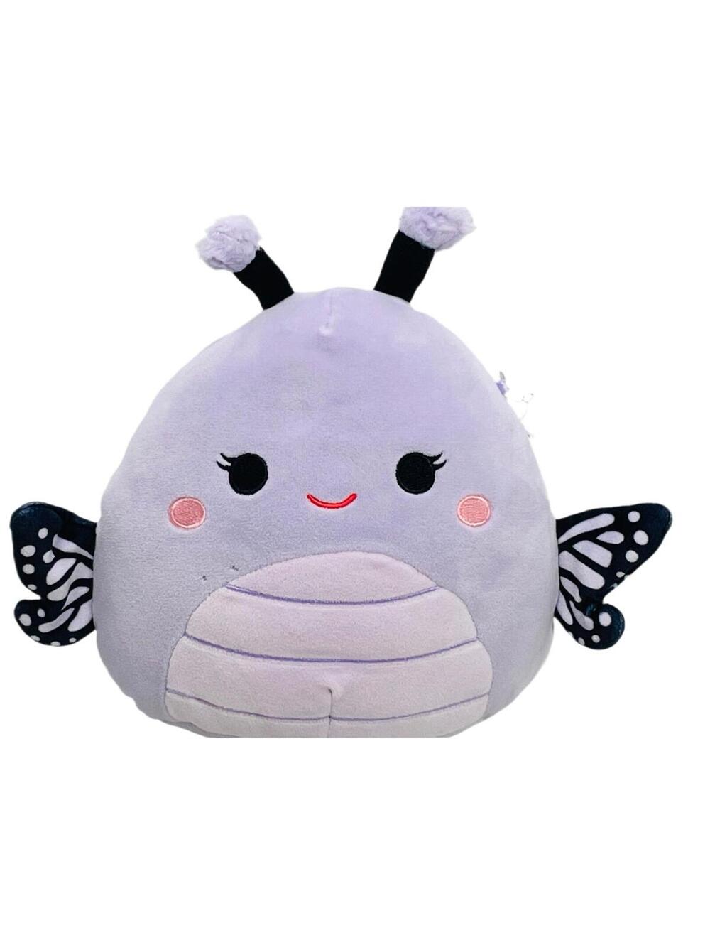 Squishmallows 8" Bibiana Purple Butterfly LT WEAR/Damage Freshly Laundered